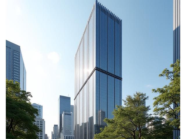 銀座のレジデンシャルタワーの外観